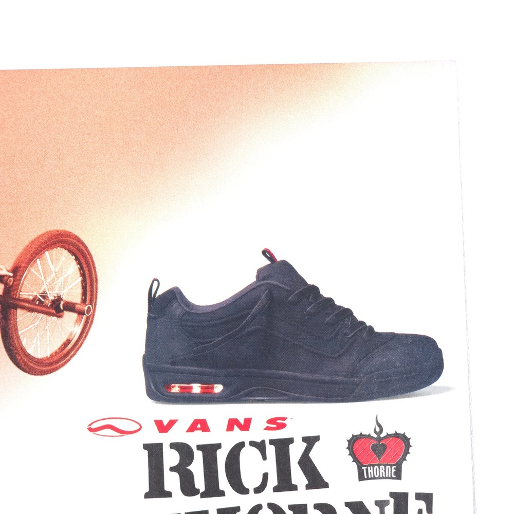 Vintage Vans Rick Thorne BMX Print Ad Skate Sneaker Extreme Sports Advertising - Picture 3 of 6